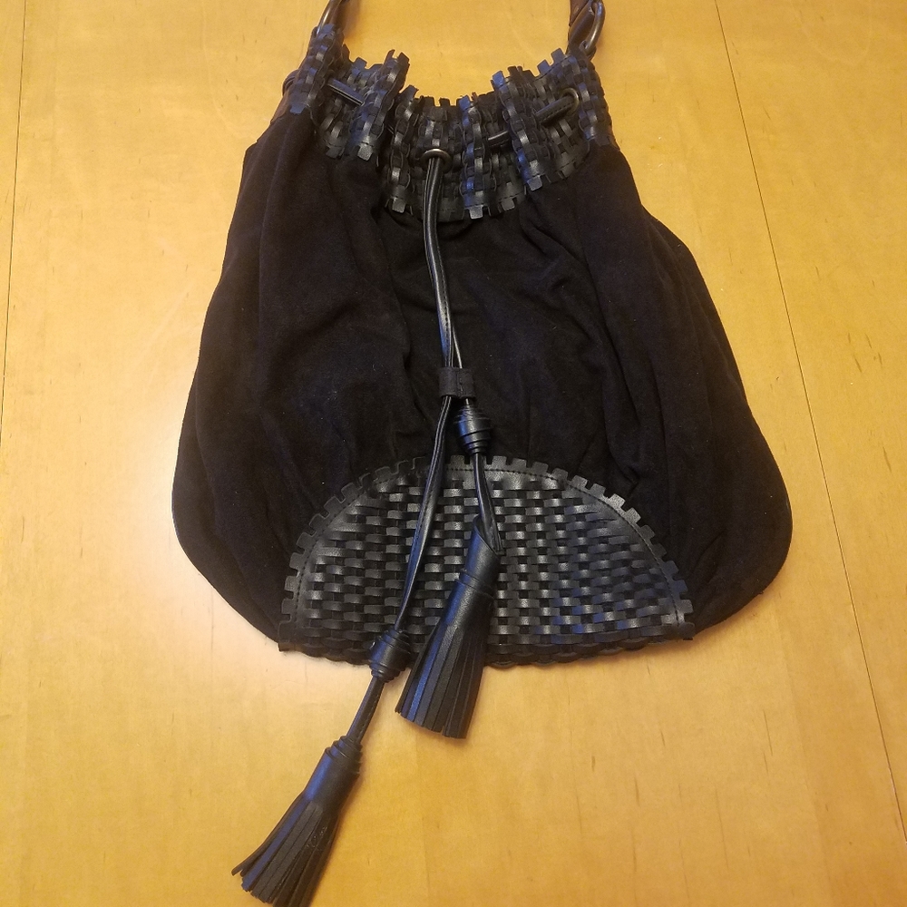 Old Navy shoulder bag. Black. Tassle